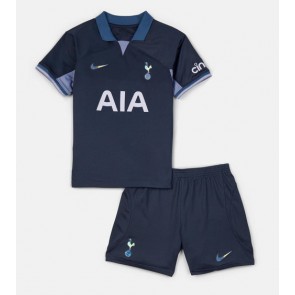 Tottenham Hotspur Replika Babytøj Udebanesæt Børn 2023-24 Kortærmet (+ Korte bukser)